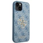 Guess GUHCP14S4GMGBL iPhone 14 / 15 / 13 6.1" blue hardcase 4G Big Metal Logo - imagine 4