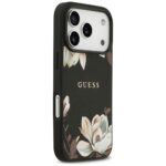 Guess Grained Flowers Classic Logo MagSafe case for iPhone 17 Pro black - imagine 4