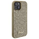 Guess GUHCP15SPMSDGSD iPhone 15 / 14 / 13 6.1" gold hardcase Disco Metal Script - imagine 4