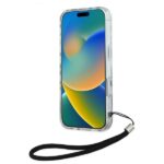 Karl Lagerfeld KLHCP16SHZBPKCCK iPhone 16 6.1" black hardcase IML Zebra Pattern & Cord - imagine 4