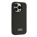 Audi Silicone Case iPhone 16 Pro 6.3" black hardcase AU-LSRIP16P-Q3/D1-BK - imagine 2