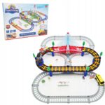 Electric Train Track King Extralink Kids, with Locomotive and Battery-Powered Car - imagine 2