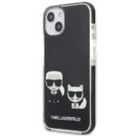 Karl Lagerfeld KLHCP13MTPEKCK iPhone 13 / 14 / 15 6,1" hardcase black Karl&Choupette - imagine 2