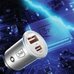 3MK HyperCar Charger 45W Car charger 1xUSB-A + 1xUSB-C - imagine 5