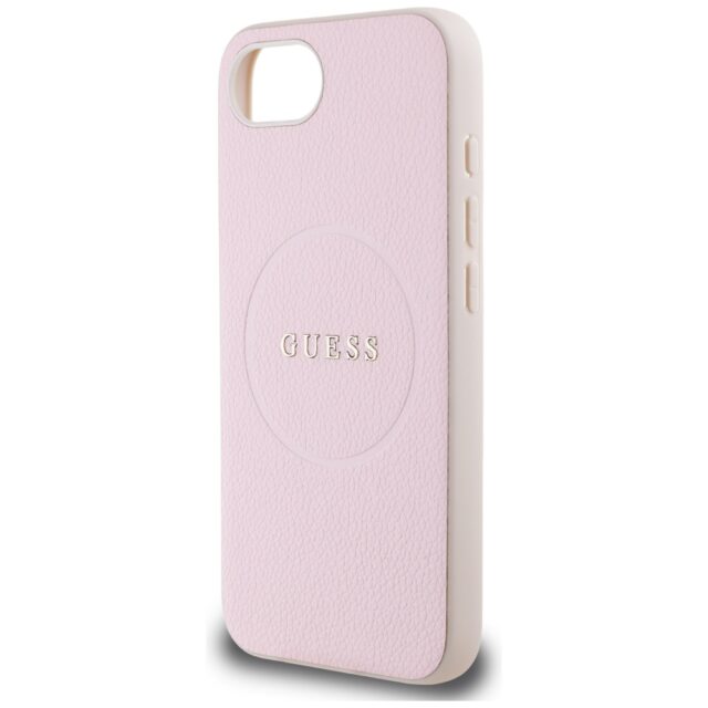 Case Guess Grained Ring MagSafe for iPhone 16e pink - imagine 6