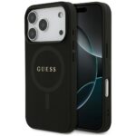 Guess Saffiano Classic Logo MagSafe Case for iPhone 17 Pro Black