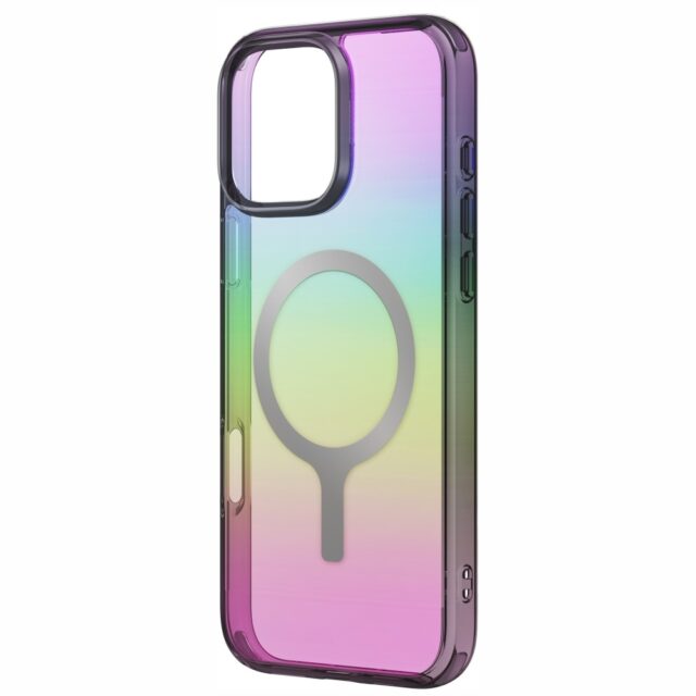 Case UNIQ Iridescia for iPhone 16 Pro Magclick Charging midnight - imagine 2