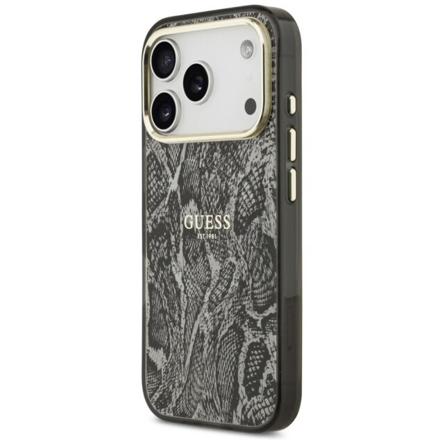 Guess Python Pattern MagSafe Case for iPhone 17 Pro Black - imagine 2