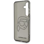 Karl Lagerfeld Rhinestones Karl Head Logo Case for Samsung Galaxy S25 Black - imagine 7