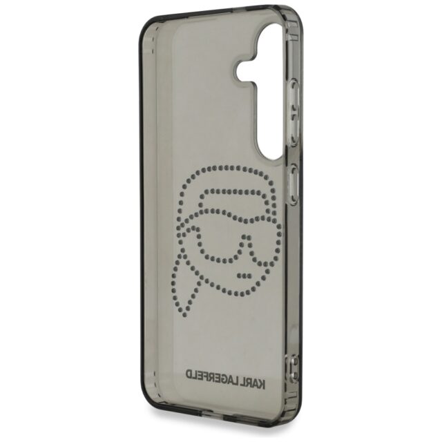 Karl Lagerfeld Rhinestones Karl Head Logo Case for Samsung Galaxy S25 Black - imagine 7