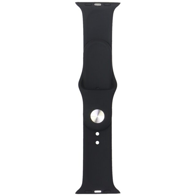 Strap Audi Geometric Pattern Silicone Watch Strap for Apple Watch 44/45/46/49mm black - imagine 2