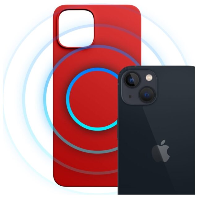 3MK Hardy MagSilicone Case for Apple iPhone 14 Plus Red - imagine 3