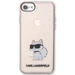 Karl Lagerfeld KLHCI8HNCHTCP iPhone 7/8/SE 2020 / SE 2022 pink hardcase Ikonik Choupette - imagine 5
