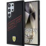 Ferrari FEHCS24LPINK S24 Ultra S928 black hardcase Big SF Perforated