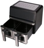 Extralink Home Air Fryer 9L Black | Air Fryer | Dual-basket, 2200W - imagine 5