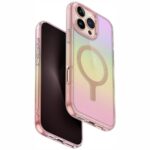 Case UNIQ Iridescia for iPhone 16 Pro Max Magclick Charging pink prism