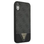 Guess GUHCI61PU4GHBK iPhone Xr grey hardcase 4G Triangle Collection - imagine 4