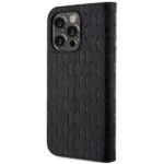 Karl Lagerfeld KLBKP14LSAKLHPK iPhone 14 Pro 6.1" bookcase black Saffiano Monogram - imagine 2