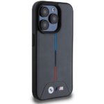 BMW BMHMP15L22PVTA iPhone 15 Pro 6.1" grey hardcase M Quilted Tricolor MagSafe - imagine 4