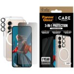 CARE by PanzerGlass Flagship 3in1 Case + Privacy Glass + Lens for Samsung Galaxy S25