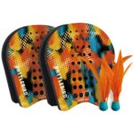 Waboba Battlebird skill game 2x hand rackets 2x shuttlecocks 2x game poles - imagine 2