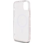 Guess GUHMP15SHGCUSTGP iPhone 15 / 14 /13 6.1" pink hardcase IML GCube MagSafe - imagine 7
