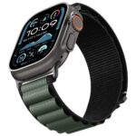 Pasek Spigen WBF1 do Apple Watch          6/7/8/9/10/11/SE/SE 3/Ultra 1/Ultra 2/ Ultra 3 44/45/46/49mm czarno-zielony - imagine 7
