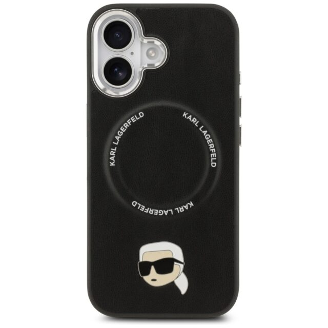 Karl Lagerfeld Karl Pin MagSafe Case for iPhone 17 Black - imagine 3