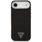 Case Guess Glitter Triangle Logo MagSafe for iPhone Air black - imagine 3