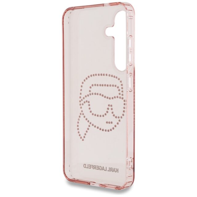 Case Karl Lagerfeld Rhinestones K. Head  Logo for Samsung Galaxy S25 pink - imagine 7