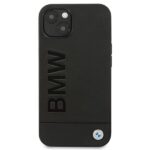 BMW BMHCP13SSL LBK iPhone 13 mini 5.4" black hardcase Signature Logo Imprint - imagine 3