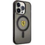 Ferrari FEHMP14XURKK iPhone 14 Pro Max 6.7" black hardcase Translucent Magsafe - imagine 4