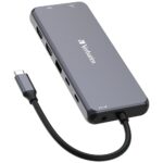 Verbatim Adapter Hub USB-C - 2xHDMI/VGA/Eternet/5xUSB-A/Jack 3.5mm/2xUSB-C/SD/microSD aluminum 32154