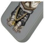 Nimmy case iPhone 16 Pro 6.3" gray Glasses Cool Dog - imagine 4