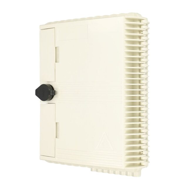 Extralink Elena | Fiber optic distribution box | 16 core, white - imagine 3