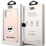 Karl Lagerfeld KLHCP12MSNCHBCP iPhone 12/12 Pro 6,1" hardcase pink Silicone Choupette - imagine 8
