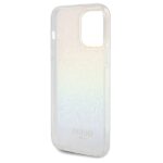 Guess GUHCP13LHDECMI iPhone 13 Pro / 13  hardcase IML Faceted Mirror Disco Iridescent - imagine 7