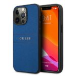 Guess GUHCP13LPSASBBL iPhone 13 Pro / 13 6,1" blue Saffiano Strap