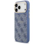 Case Guess 4G PU Classic Logo MagSafe for iPhone 17 Pro Max blue - imagine 2