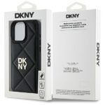 DKNY DKHCP16LPQDSLK iPhone 16 Pro 6.3" black Quilted Stack Logo - imagine 8