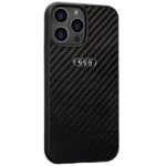 Audi Carbon Fiber iPhone 13 Pro Max 6.7" black hardcase AU-TPUPCIP13PM-R8/D2-BK - imagine 2