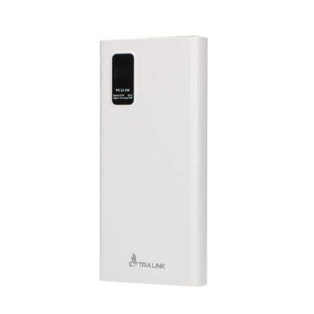 Extralink EPB-067W 10000mAh White | Powerbank | Power bank, Fast Charging, USB-C - imagine 3