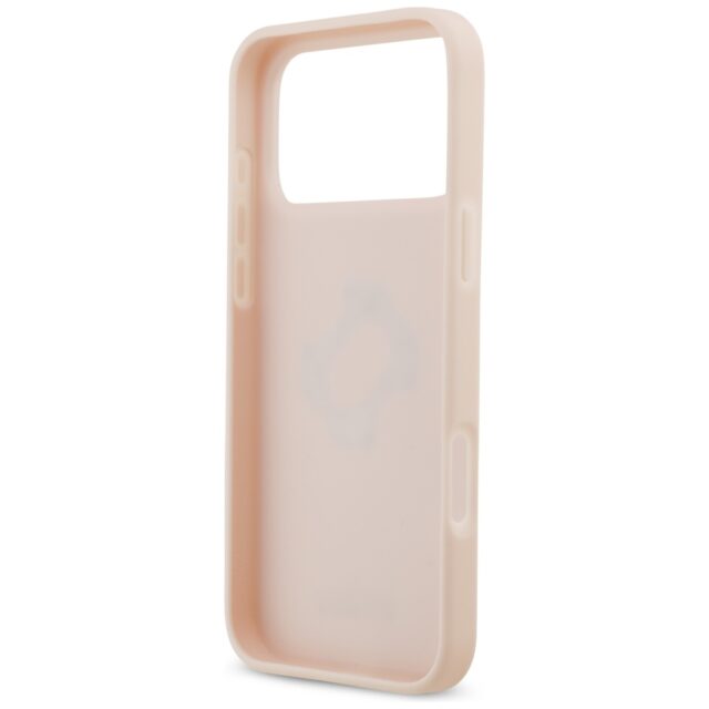 Guess Grained Big 4G & Classic Logo Case for iPhone 17 Pro Max Pink - imagine 7