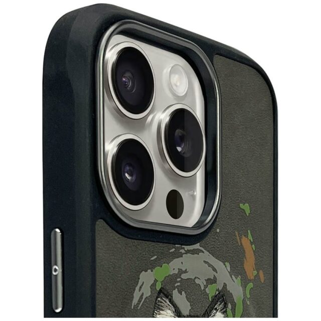 Nimmy Wolf MagSafe case for iPhone 16 Pro dark grey - imagine 3