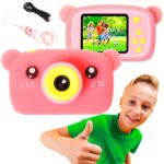 Extralink Kids Camera H25 Pink Digital Camera, 1080P 30fps, 2.0" Display