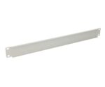 Extralink 1U 19" | Front Blank Panel | Gray - imagine 3