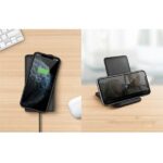 UNIQ Vertex Duo Wireless Charger 2in1 15W Fast charge charcoal grey - imagine 9