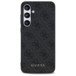Guess GUHCS24FEG4GFGR S24 FE S721 grey hardcase 4G Metal Gold Logo - imagine 3