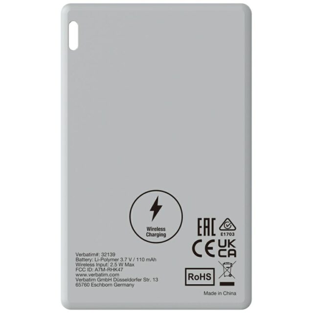 Verbatim My Finder Card Bluetooth Silver - Tracking Device MYFCR-01S 32139 - imagine 3