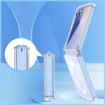 Case Beline Clear MagSafe for Samsung Galaxy Z Flip7 transparent - imagine 3